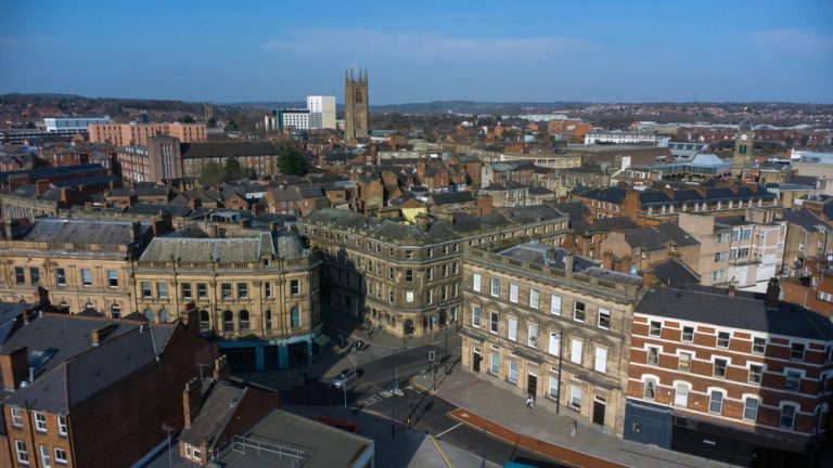 derby aerial view